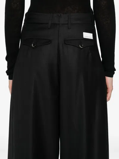 Nine In The Morning Casual Pants With Belt Loops In Black