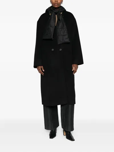 Vicolo Layered Coat In Black