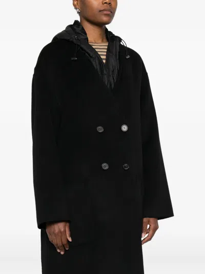 Vicolo Layered Coat In Black