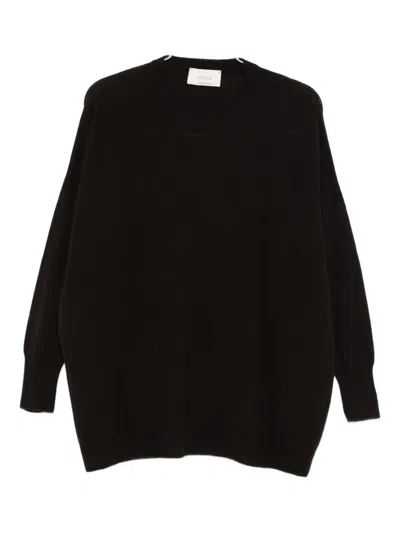Vicolo Crew-neck Sweater In Black