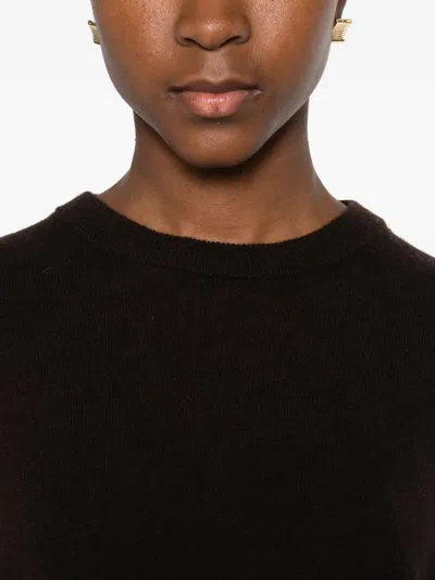 Vicolo Crew-neck Sweater In Black