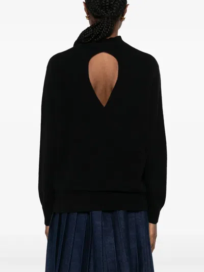 Vicolo Mock-neck Sweater In Black