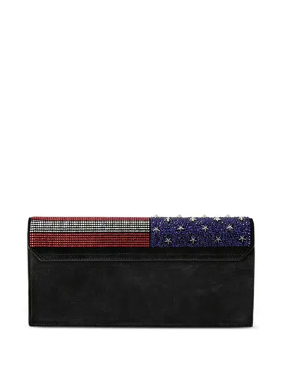 Philipp Plein Eagle Clutch Strass Us Flag In Multi