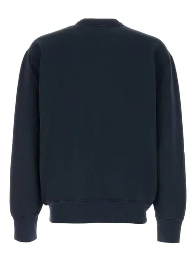 Apc A.p.c. X Marc Jacobs Long-sleeved Crewneck Sweatshirt In Blue