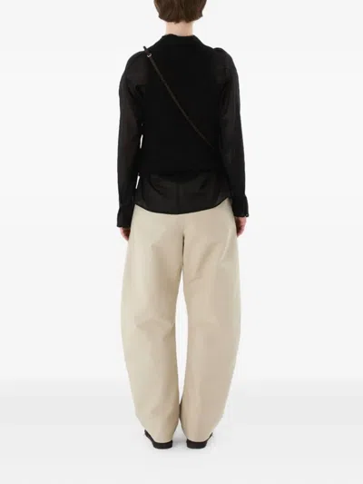 Amomento Mock-neck Top In Black