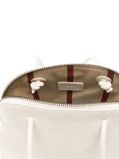 Uma Wang Double Handle Shoulder Bag In White