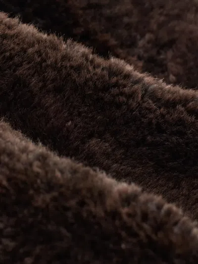 Rrl Mae Double-breasted Coat In Brown