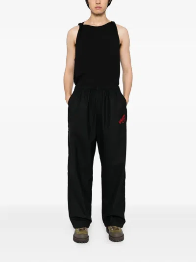 Willy Chavarria Rider Trousers In Black