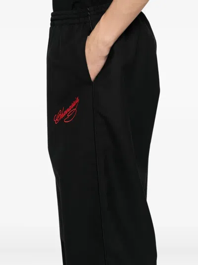 Willy Chavarria Rider Trousers In Black