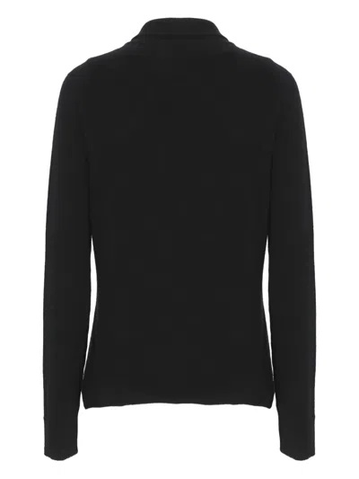 Vanisé Button-down Sweater In Black
