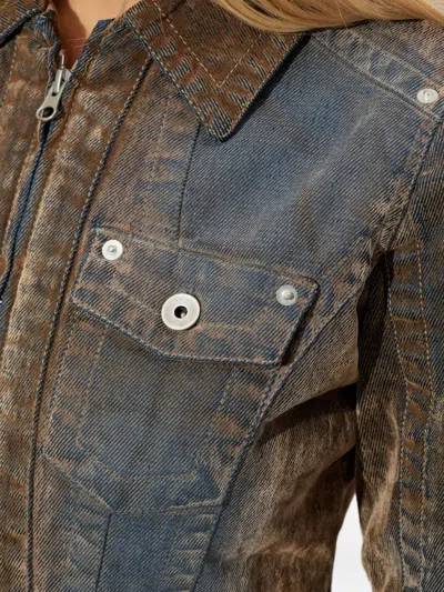 Knwls Zip Pocket Jacket In Brown