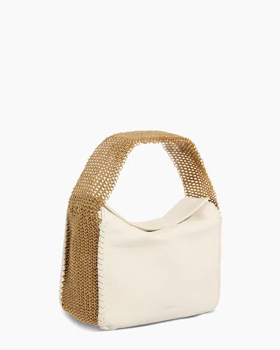 Aimee Kestenberg Chain-mail Top Handle In White