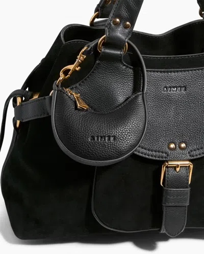 Aimee Kestenberg Moon Charm In Brown