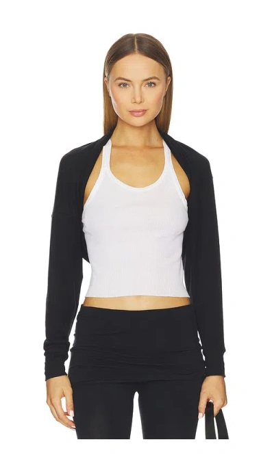 Beyond Yoga Duet 2-way Convertible Shrug In Black