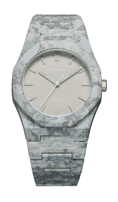 D1 Milano Polycarbonate 40.5mm Watch In Gray