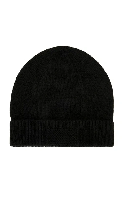 Guest In Residence Rib Cuff Beanie In Black