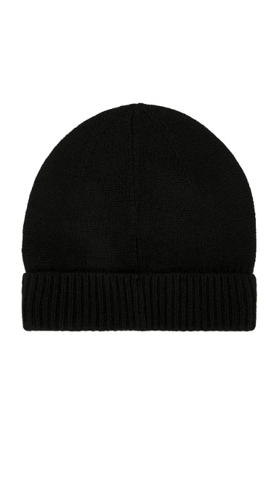 Guest In Residence Rib Cuff Beanie In Black
