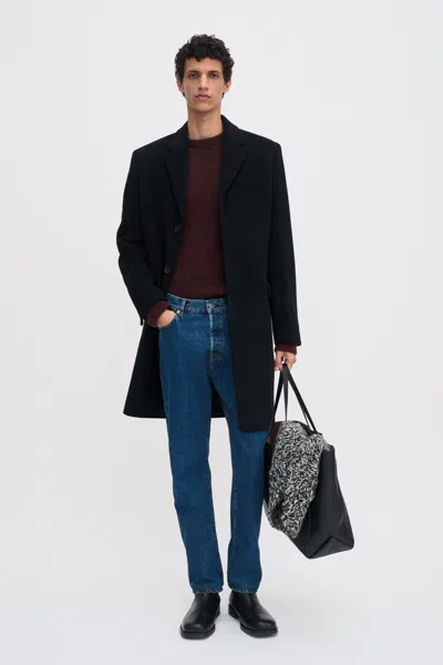 Filippa K William Wool Coat In Black