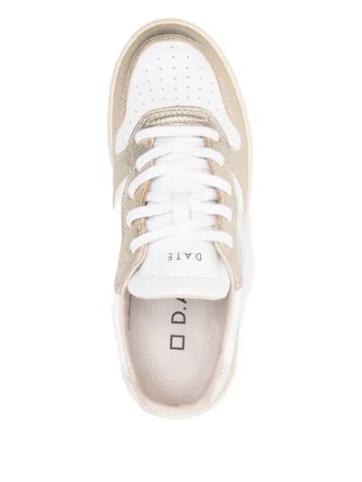 Date D.a.t.e. Court Platform Laminated Shoes In Multi