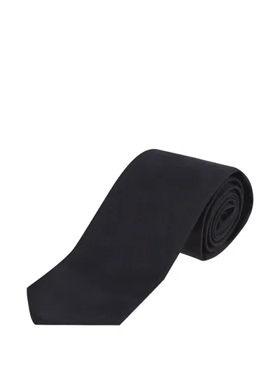 Lardini Silk Tie In Blue