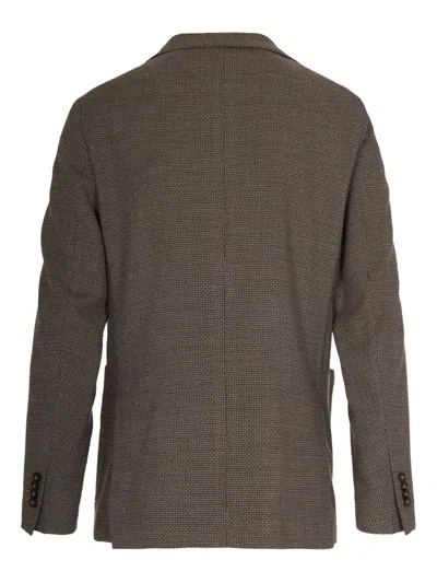 Manuel Ritz Blazer Monopetto Marrone In Brown