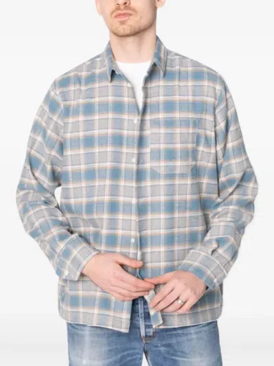 Naked And Famous True Shirt Plaid Pocket Shirt In Black