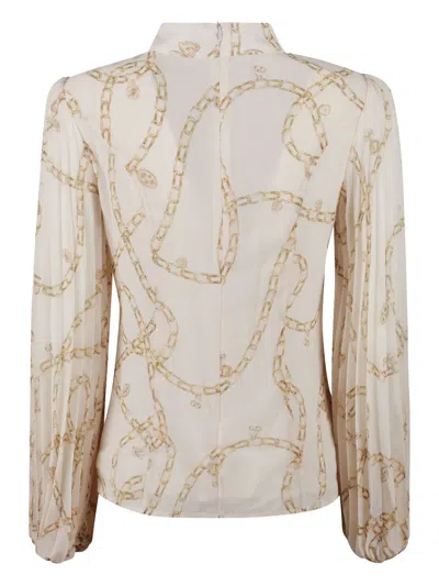 Zimmermann Sunray Pleated Shirt In Neutral