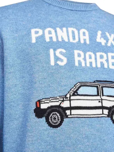 Mc2 Saint Barth Maglia Heron Panda 4x4 Is Rare Azzurra In Blue