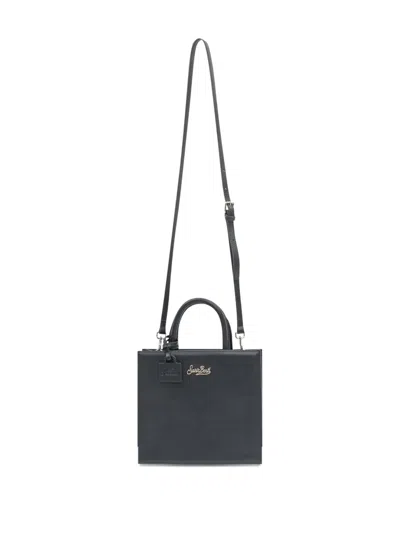 Mc2 Saint Barth Versatile Tote Bag Detachable Shoulder Strap In Black