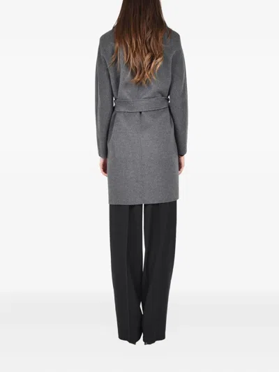 Max Mara Studio Dravenna Coat In Gray