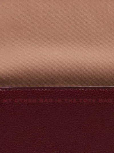 Marc Jacobs Mini Leather Shoulder Bag With Adjustable Strap In Red