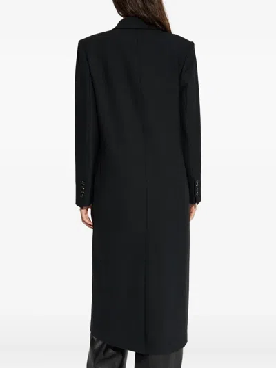 Rag & Bone Double-breasted Coat In Black