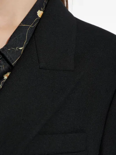 Rag & Bone Double-breasted Coat In Black