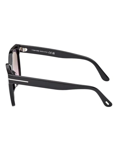 Tom Ford Iris 56mm Gradient Butterfly Sunglasses In Brown