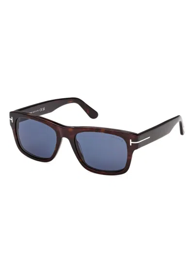 Tom Ford Eyewear Rectangular Frame Sunglasses In Brown