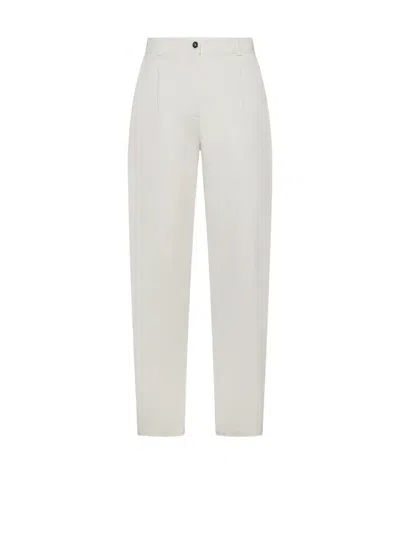 Seventy Button Trousers In White