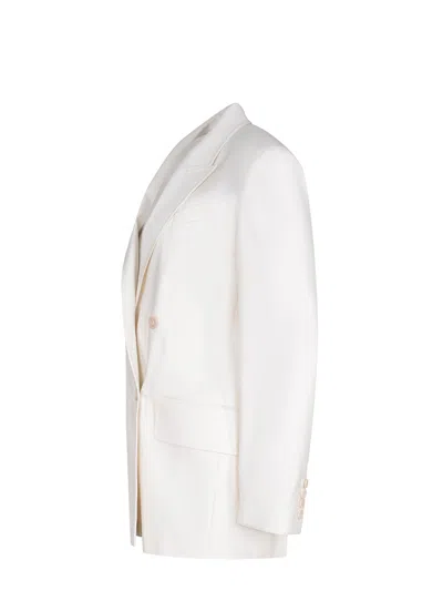 Max Mara "suez" Blazer In White