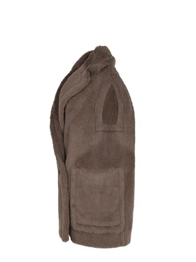 Max Mara Woman Brown Coats In Brown