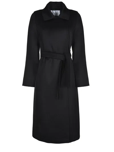 Max Mara Manuela Icon Coat In Black