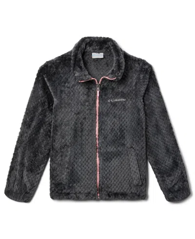 Columbia Girls 7-20 Fire Side Sherpa Full Zip Jacket In Black