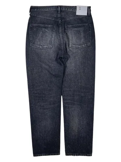 Junya Watanabe Whiskering-effect Jeans In Black