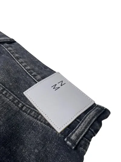 Junya Watanabe Whiskering-effect Jeans In Black