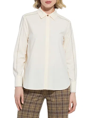 Lyssé Rackel Crystal Embellished Shirt In Neutral