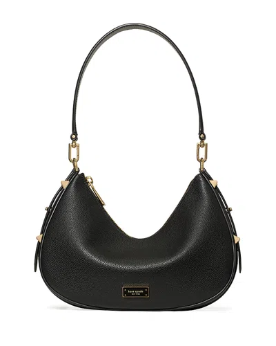 Kate Spade New York Liv Pebbled Leather Convertible Shoulder Bag In Black