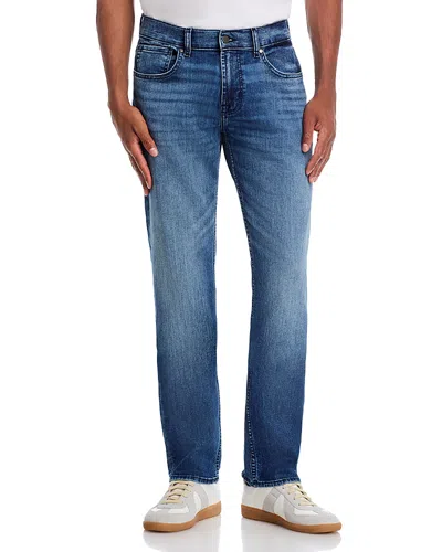 7 For All Mankind The Straight Jeans In Landing In Blue