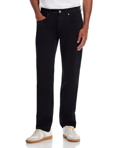 7 For All Mankind The Straight Fit Jeans In Black In Black