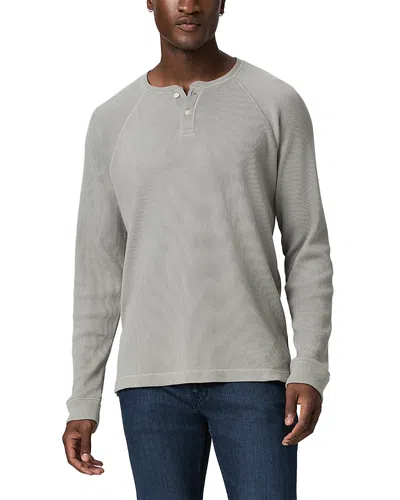 Paige Abaroa Slim Fit Henley In Gray