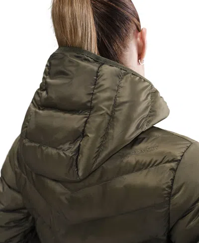 Nike Sportswear Women's Windpuffer Therma-fit Hooded Puffer Jacket In Green