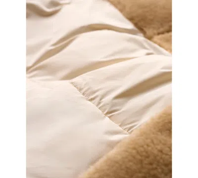 Ugg Braid Puffer Jacket Cream/sand In Neutral