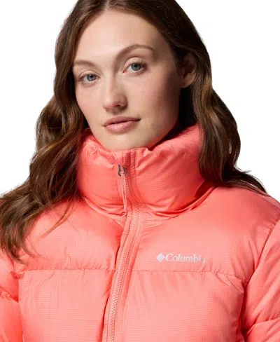 Columbia Women's Puffect Cropped Jacket In Orange
